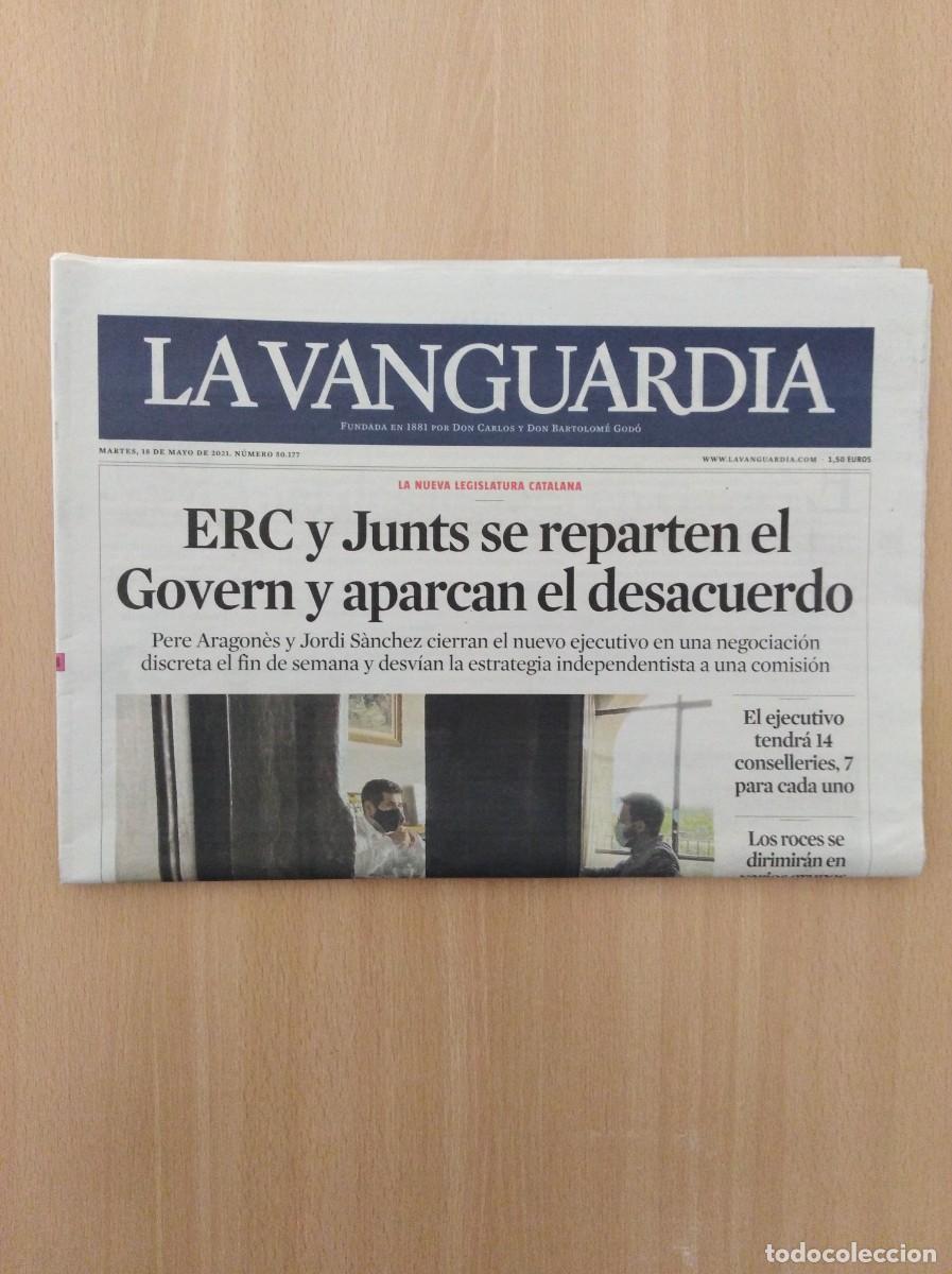 Collectionnisme Journal La Vanguardia: LA VANGUARDIA N&ordm; 50.177 - 18/05/2021