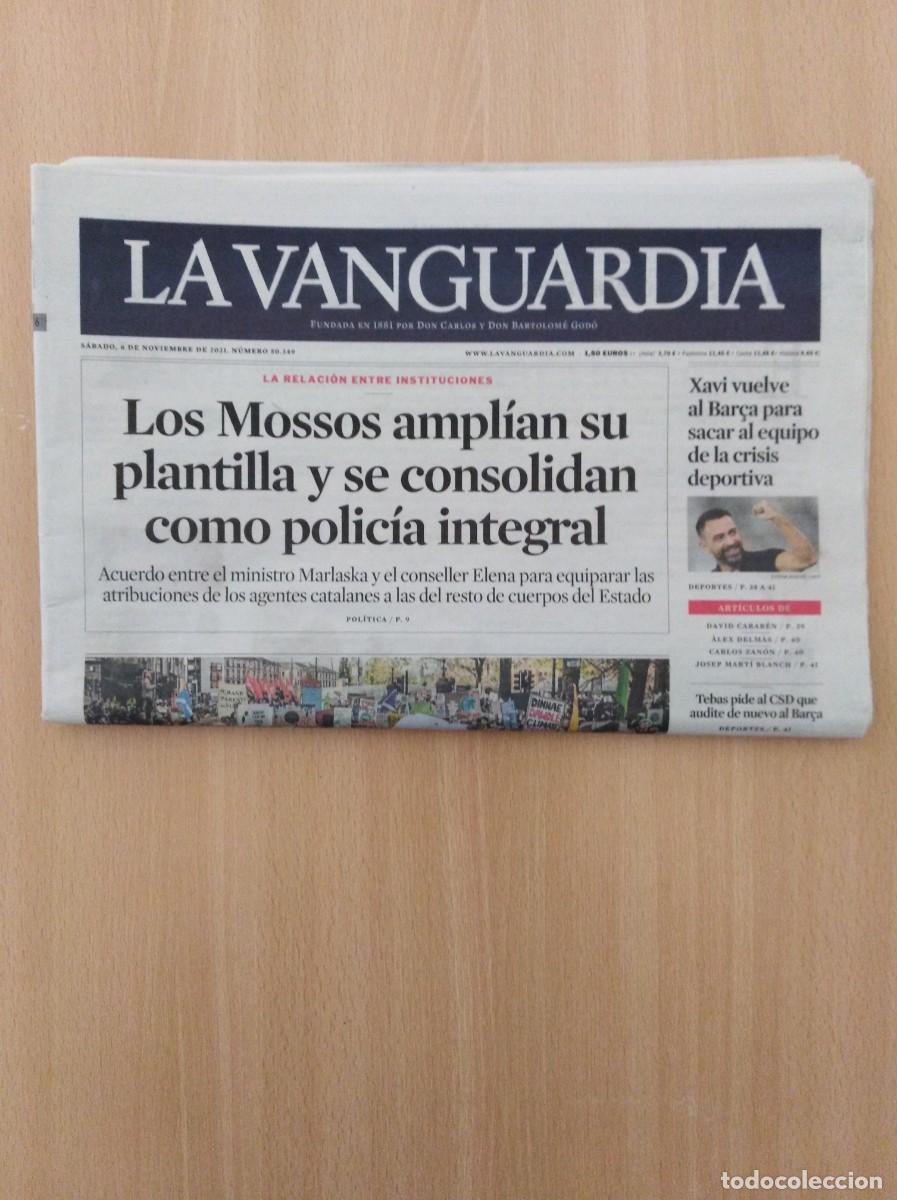 Collectionnisme Journal La Vanguardia: LA VANGUARDIA N&ordm; 50.349 - 06/11/2021