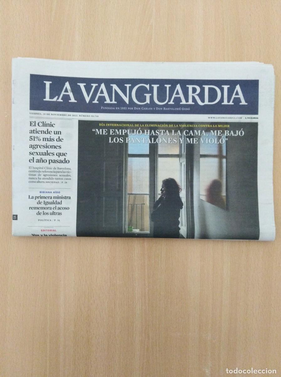 Collectionnisme Journal La Vanguardia: LA VANGUARDIA N&ordm; 50.730 - 25/11/2022