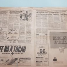 Coleccionismo Periódico La Vanguardia: HOJA DE PERIÓDICO - LA VANGUARDIA 13/07/1986