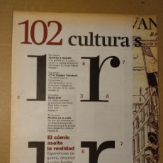 Coleccionismo Periódico La Vanguardia: P214. SUPLEMENTO SEMANAL CULTURAS DEL PERIÓDICO LA VANGUARDIA.