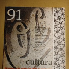 Coleccionismo Periódico La Vanguardia: P225. SUPLEMENTO SEMANAL CULTURAS DEL PERIÓDICO LA VANGUARDIA.