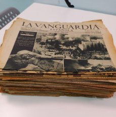 Collezionismo Periódico La Vanguardia: LOTE DE MÁS DE 3 KG. LA VANGUARDIA ESPAÑOLA. AÑOS 40. SIN ORGANIZAR.