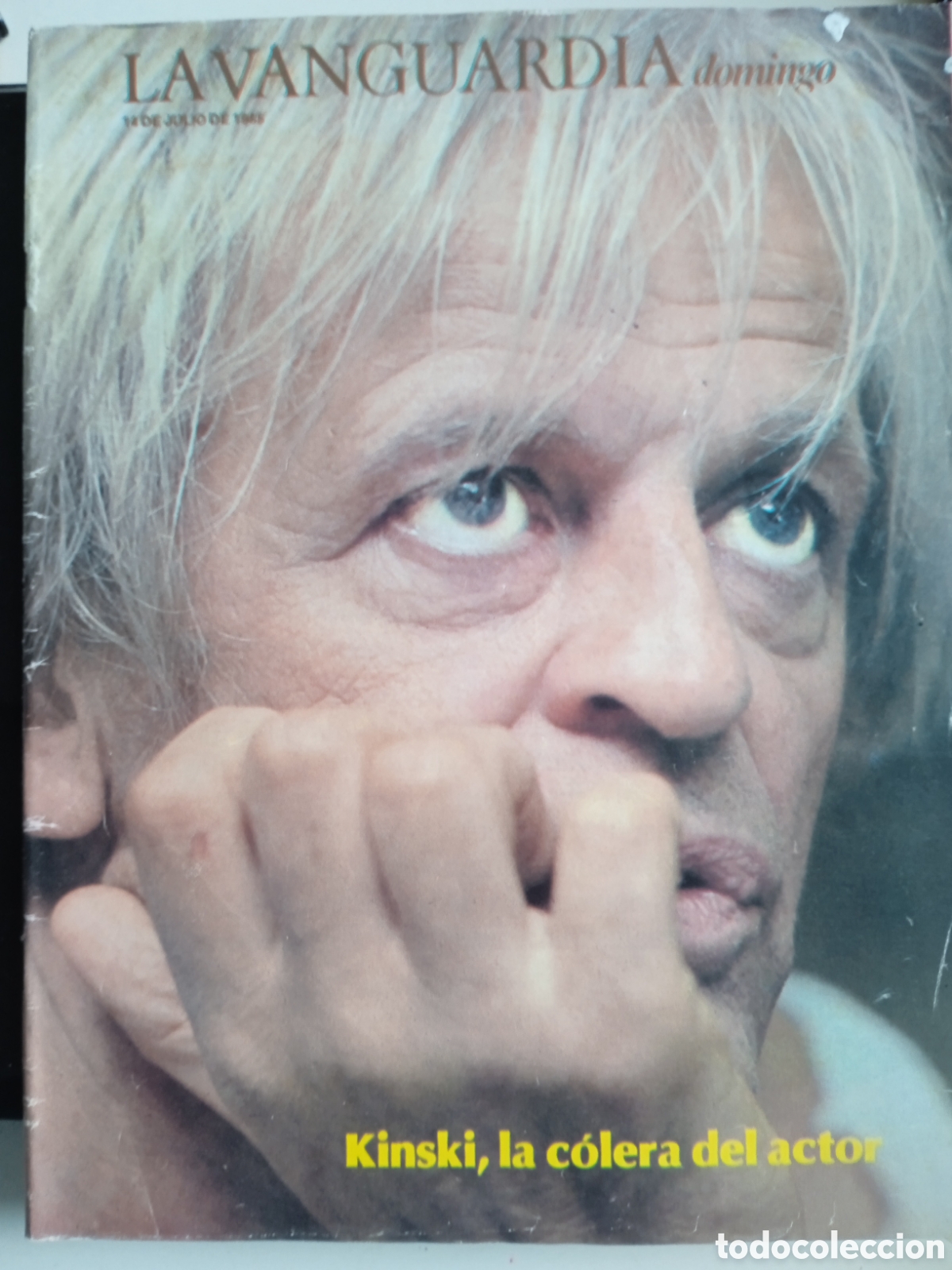 Collection Newspaper La Vanguardia: La Vanguardia 14/07/85 Klaus Kinski Frente Polisario S&aacute;hara Ciclismo