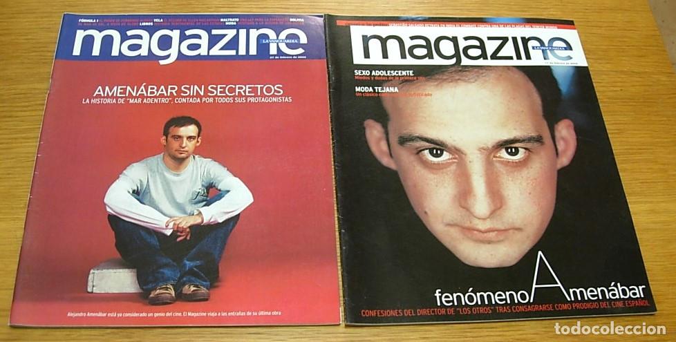 Coleccionismo Peri&oacute;dico La Vanguardia: Lote 2 Revistas ALEJANDRO AMENABAR La Vanguardia Magazine 2002 + 2005 Completas