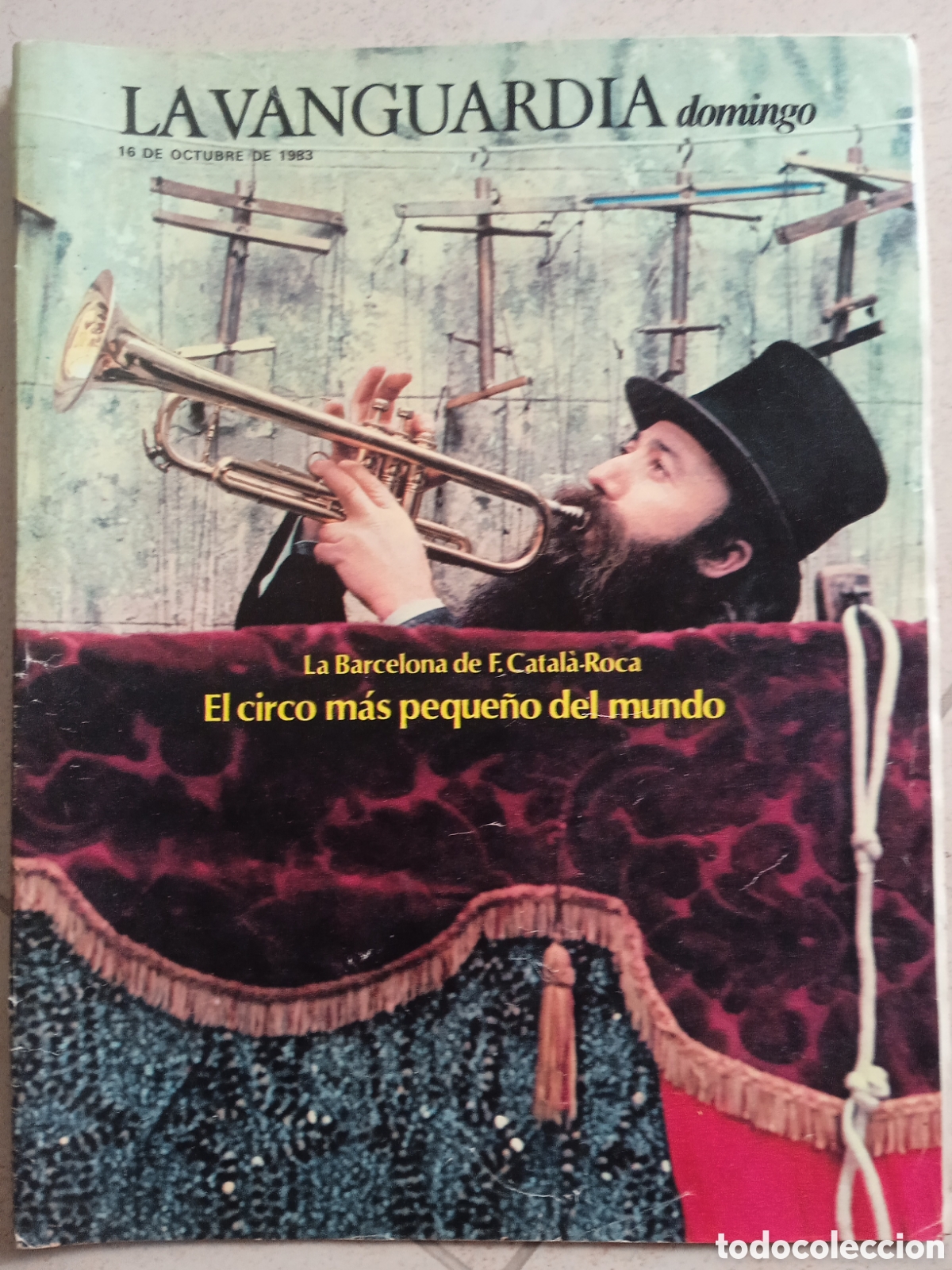Coleccionismo Peri&oacute;dico La Vanguardia: La Vanguardia Domingo 16/10/1993 El Circo m&aacute;s peque&ntilde;o del mundo temporada de setas perros de pastor