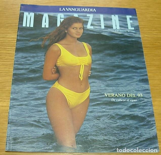 Coleccionismo Peri&oacute;dico La Vanguardia: Revista La Vanguardia Magazine MARIAN AGUILERA PEP GUARDIOLA LA FURA DELS BAUS LAS RAMBLAS 1993