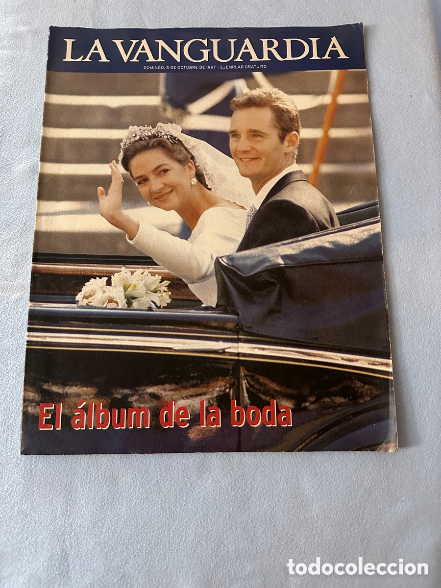 Colecionismo Jornal La Vanguardia: EL ALBUM DE LA BODA OCTUBRE 97 LA VANGUARDIA