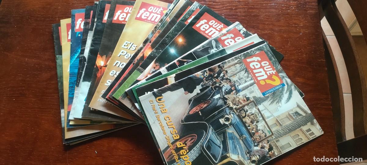 Coleccionismo Peri&oacute;dico La Vanguardia: Lote de 22 revistas Que Fem la vanguardia 1999