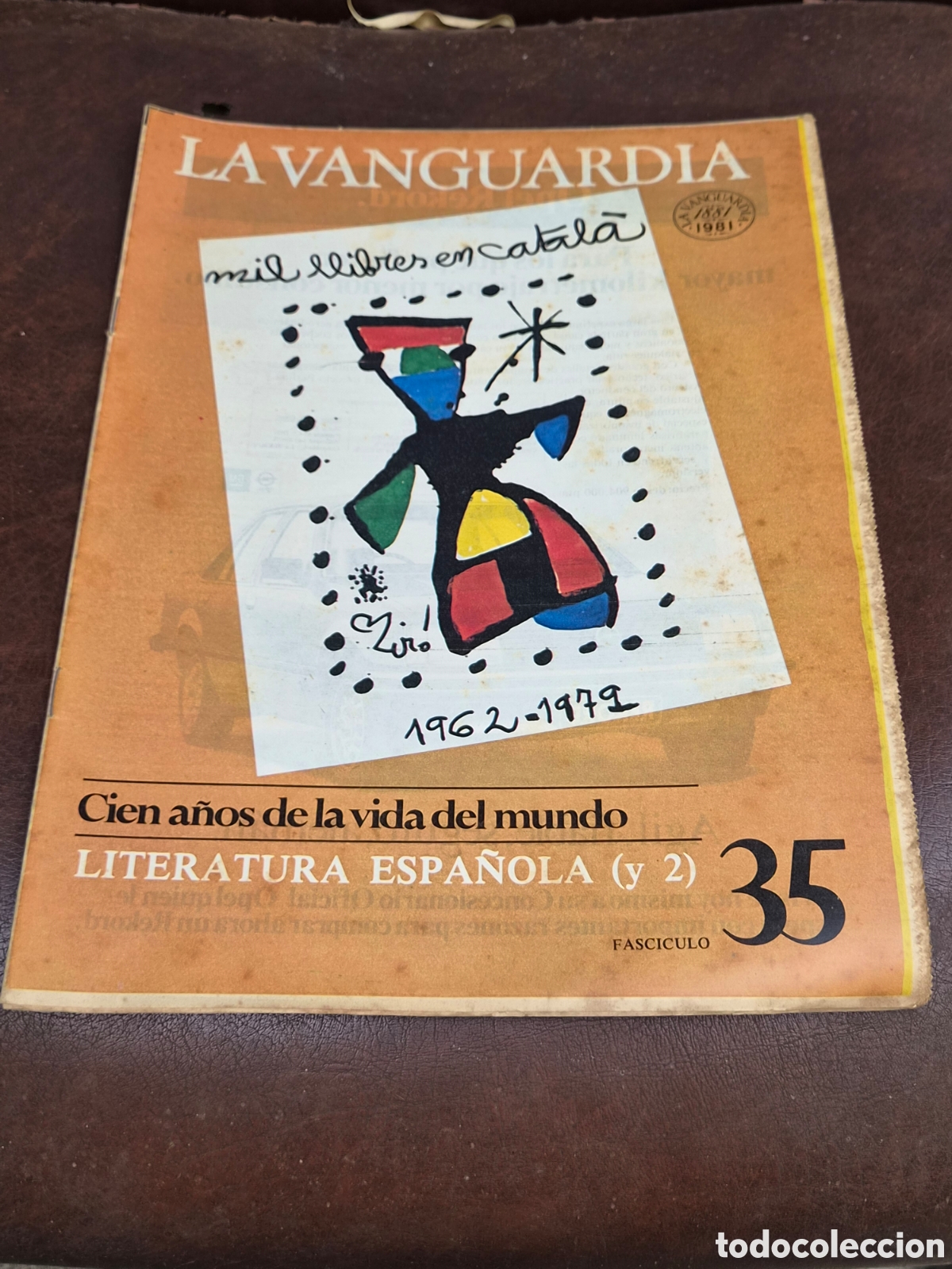Coleccionismo peri&oacute;dico La Vanguardia: LA VANGUARDIA, CIEN A&Ntilde;OS DE LA VIDA DEL MUNDO FASCICULO 35
