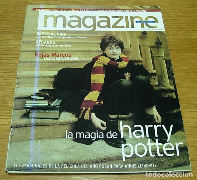Coleccionismo peri&oacute;dico La Vanguardia: Revista La Vanguardia Magazine LA MAGIA DE HARRY POTTER Portada + 20 P&aacute;ginas 2001