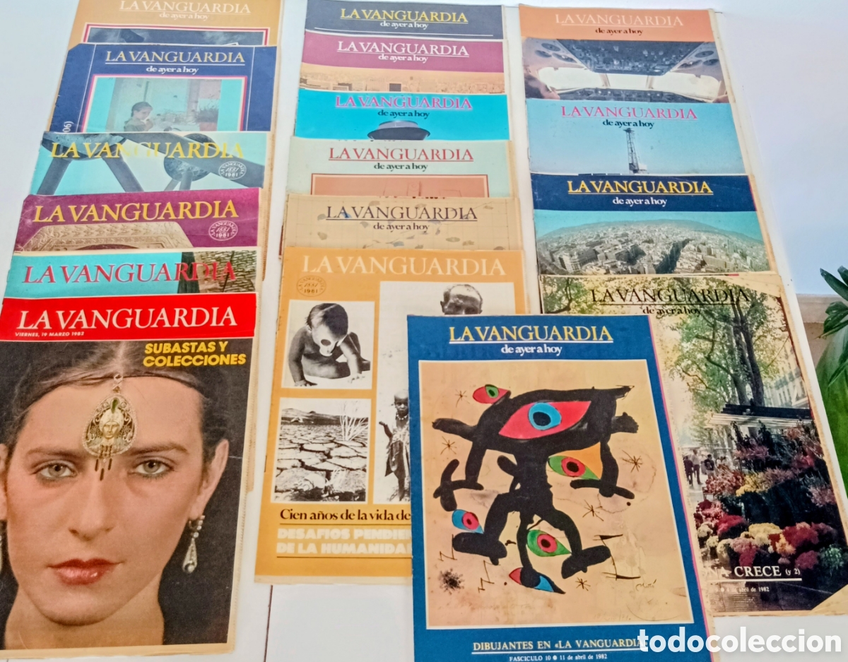 Colecionismo Jornal La Vanguardia: Fasc&iacute;culos complementarios Peri&oacute;dico LA VANGUARDIA.