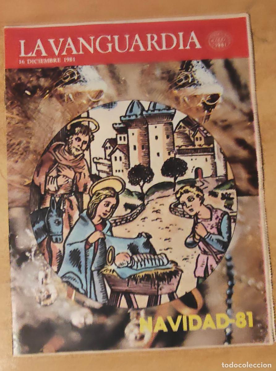 Coleccionismo peri&oacute;dico La Vanguardia: revista la vanguardia - navidad 1981 - catalanes con nostalgia -