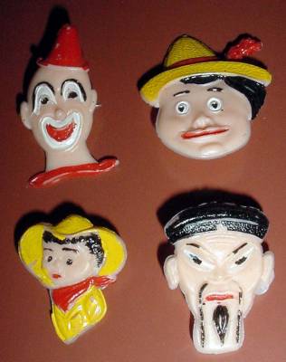 Pins de colecci&oacute;n: LOTE DE CUATRO PINS INFANTILES A&Ntilde;OS 50