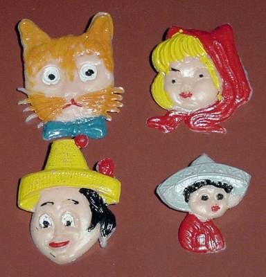 Pin's de collection: LOTE DE CUATRO PINS INFANTILES A&Ntilde;OS 50