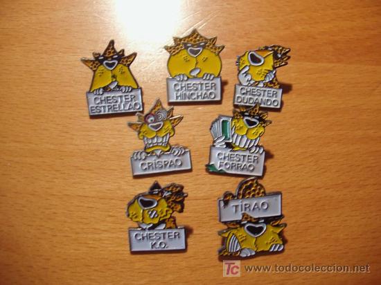 Pins de colecci&oacute;n: Super lote 7 pins Chester