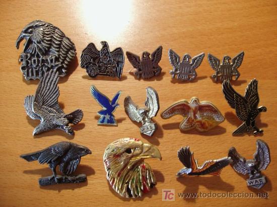 Pins de colecci&oacute;n: Super lote 14 pins Aguilas