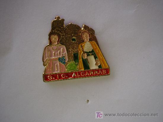 Pins de colecci&oacute;n: PIN'S DE LOS GIGANTES DE ALCARRAS CON GOTA