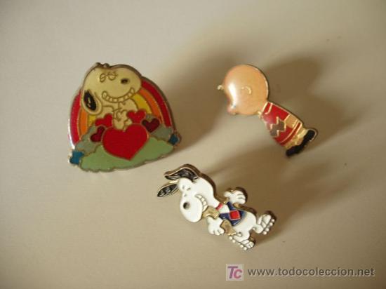 Pins de colecci&oacute;n: Super lote 3 pins Snoopy - Foto 1