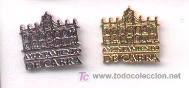 Pin's de collection: 13lote-monu2. Lote de 2 Pins Ayuntamiento de Cabra
