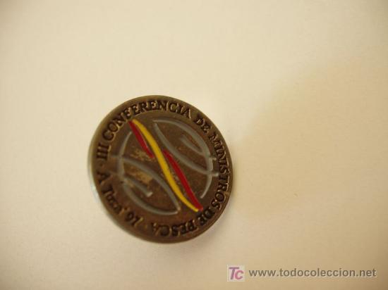 Pin's de collection: pin conferencia ministros de pesca