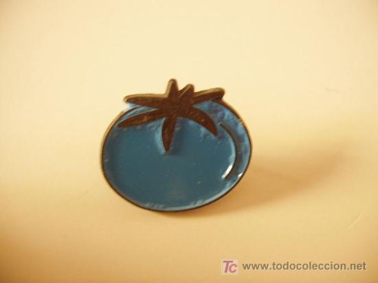 Pins de colecci&oacute;n: pin tomate azul