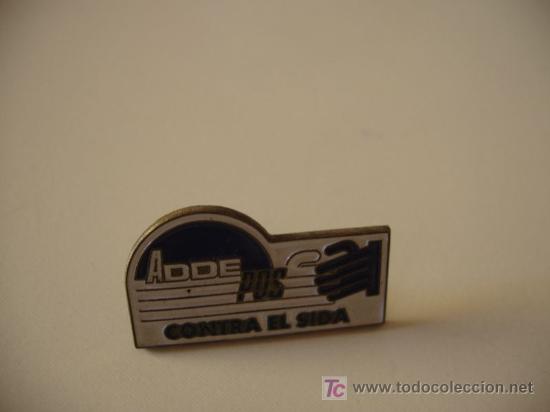 Pins de colecci&oacute;n: pin contra el sida - Foto 1