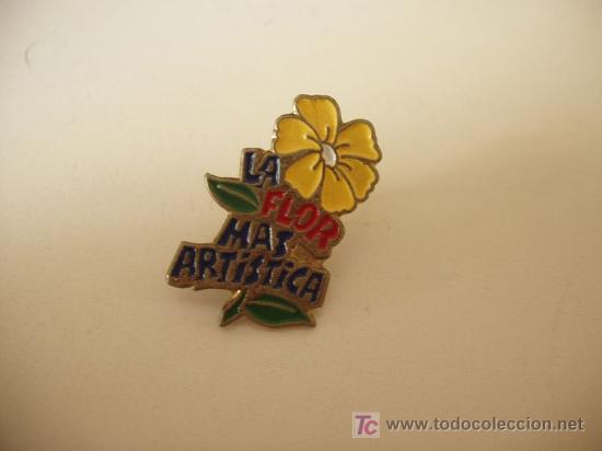 Pin's de collection: pin la flor mas artistica