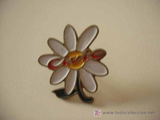 Pin's de collection: pin flor margarita civic