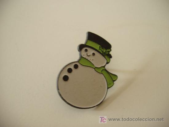 pin mu&ntilde;eco de nieve
