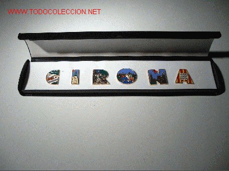 Pins de colecci&oacute;n: PINS COLECCION GIRONA 1994 SANTOS PINS BA&Ntilde;O DE ORO EDICION LIMITADA 1000 ESTUCHES