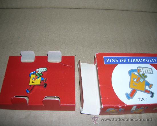 Pins de colecci&oacute;n: PIN DE LIBROPOLIS, N&ordm; 5. COLECCI&oacute;N CREADA POR MARISCAL. A&Ntilde;OS 90. NUEVO, CON SU CAJA.