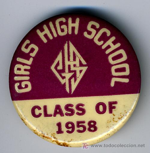 Pins e Spille di collezione: INSIGNIA COLEGIO DE CHICAS, GILS HIGH SCHOOL, CON AGUJA REVERSO. 1958