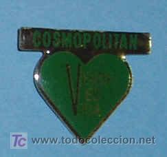 Pins de colecci&oacute;n: PIN COSMOPOLITAN. VERDE ES VIDA - Foto 1