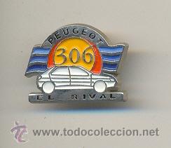 Pins de colecci&oacute;n: 13-aut124. Pin Peugeot 306. El Rival