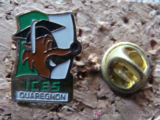 Pins de cole&ccedil;&atilde;o: PIN DEL LICEO BELGA DE QUAREGNON. B&Eacute;LGICA. ZORRO. ORIGEN FRANCIA. A&Ntilde;OS 90.