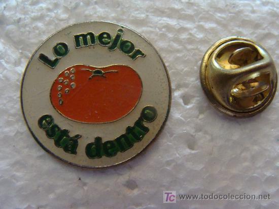 Collection pins: PIN DE BEBIDAS. ZUMO DE NARANJA - MANDARINA. PERFECTO.