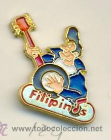 Pin's de collection: 13-publi124. Pin Publicitario. Filipinos