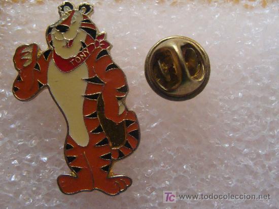 Sammlung von Pins: PIN DE DIBUJOS ANIMADOS. CEREALES KELLOGS. TIGRE TONY. 1992. A&Ntilde;OS 90.