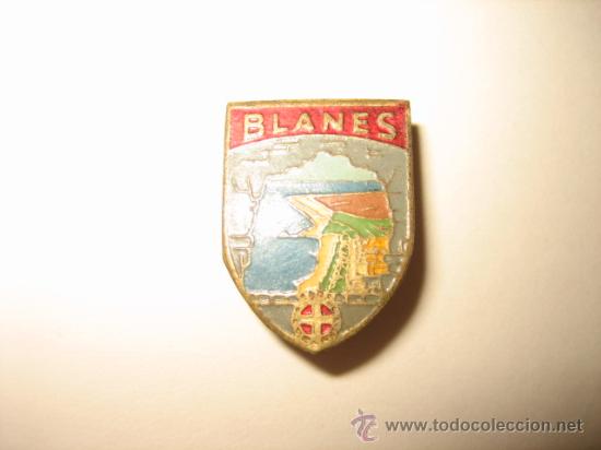 Pins de colecci&oacute;n: ANTIGUA INSIGNIA BLANES - Foto 2