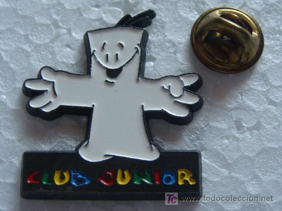 Pins de colecci&oacute;n: PIN. CLUB JUNIOR. FANTASMA. A&Ntilde;OS 90.
