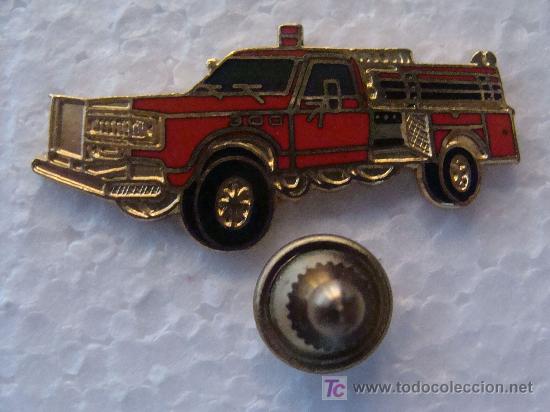 Sammlung von Pins: PIN DE BOMBEROS. FURGONETA ROJA DE CUERPO DE BOMBEROS DE ESTADOS UNIDOS.