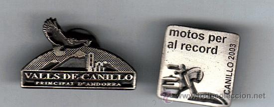 Pins de colecci&oacute;n: LOTE 2 PIN VALLS DE CANILLO (ED.LIM.A 1500) - PRINCIPAT D'ANDORRA
