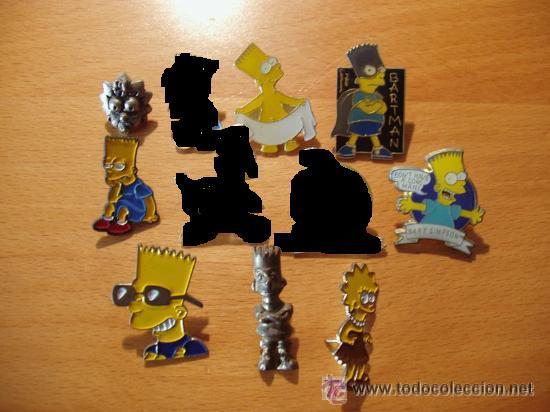 Pins de colecci&oacute;n: Super lote 8 pins Los Simpsons.