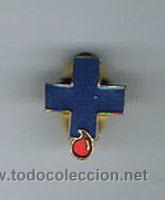 Pin's de collection: PIN VARIOS, CRUZ AZUL. HERMANDAD DONANTES DE SANGRE
