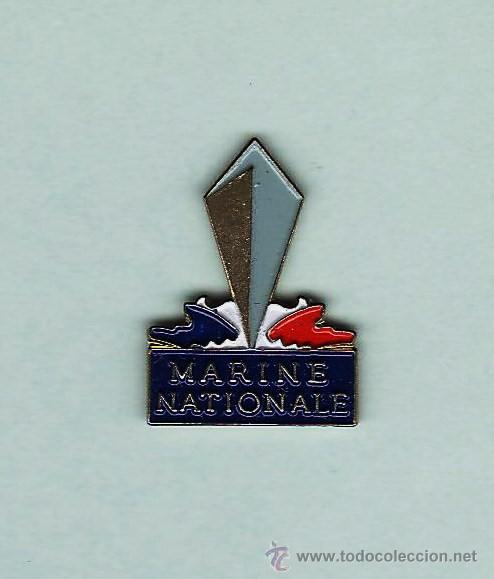 Pins e Spille di collezione: pin.- marina nacional/marine nationale - francia.- metal esmaltado.-
