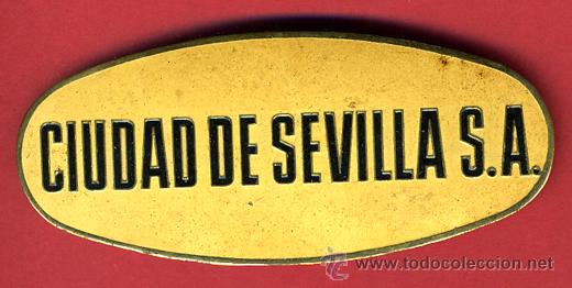 Pins e Spille di collezione: super pin , hotel ciudad de sevilla ,  3,50  x  8  cms.