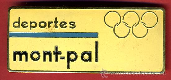 Pins e Spille di collezione: super pin , deportes mont-pal  ,  2,50  x  6  cms. chapa con aguja en reverso