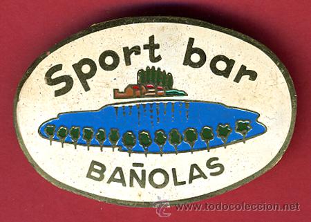 Pins e Spille di collezione: super pin , publicidad sport bar ba&ntilde;olas ,  3  x  5   cms. chapa con aguja en reverso