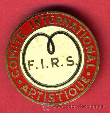 Pins e Spille di collezione: super pin , comite internacional artistico firs ,  2,50   x  2,50  cms. insignia